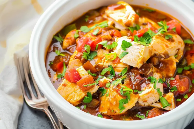 CROCKPOT CHEESY BBQ MONTEREY CHICKEN