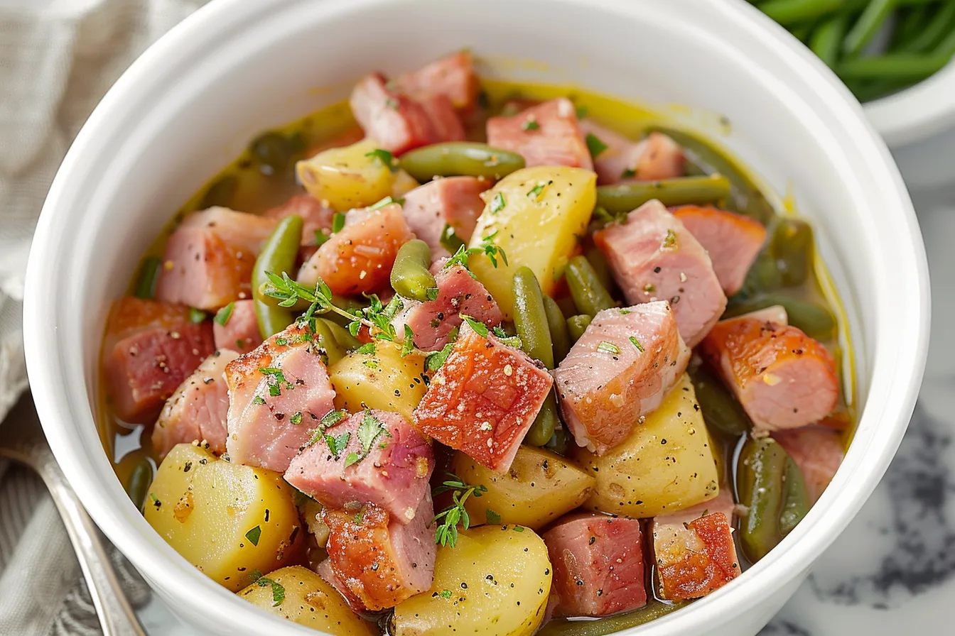 Crockpot Ham Beans Potatoes 5 174 crockpot ham green beans potatoes 2 691357230034c 1