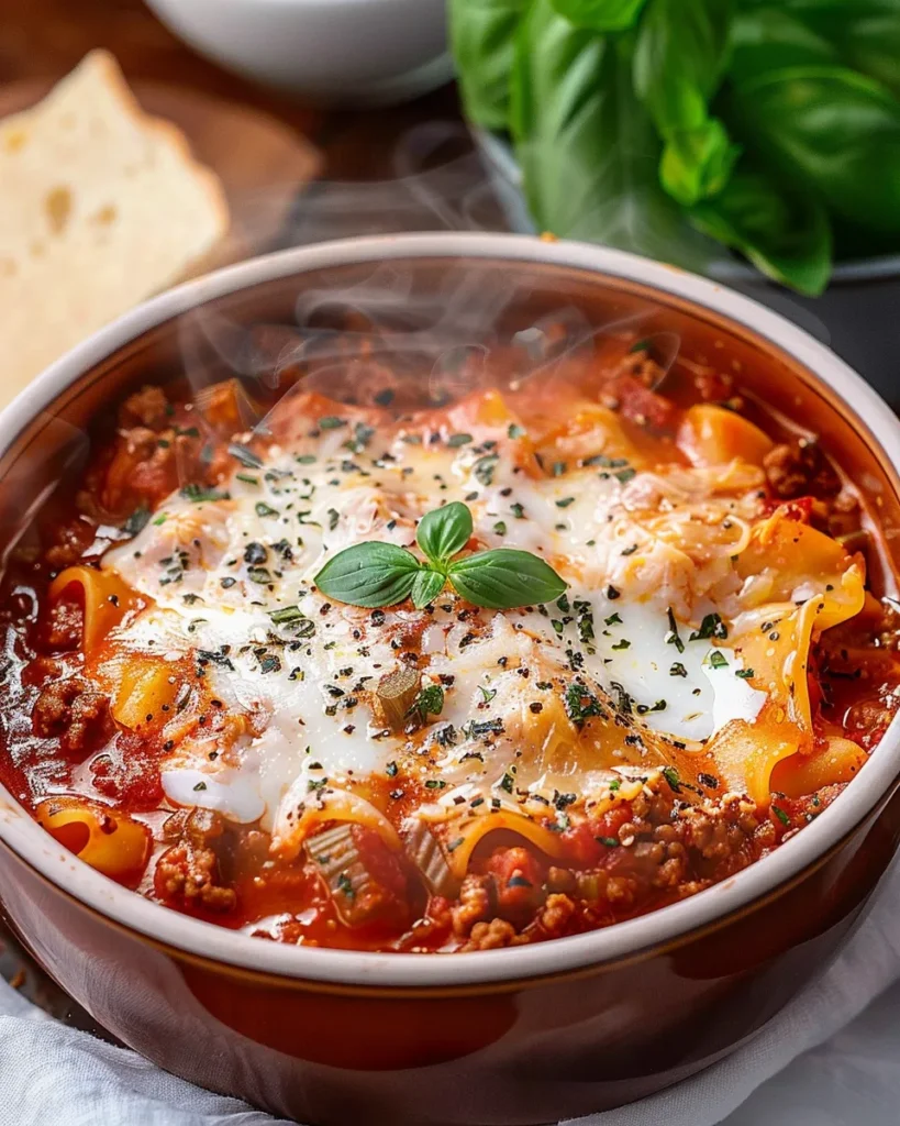 CROCKPOT LASAGNA SOUP