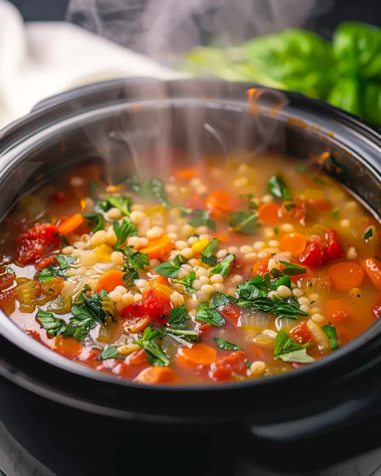 CROCKPOT MINESTRONE SOUP