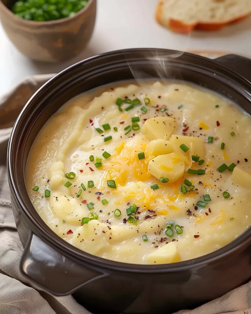 CROCKPOT POTATO SOUP