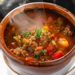 CROCKPOT STUFFED PEPPER SOUP