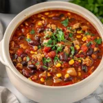 CROCKPOT TURKEY CHILI