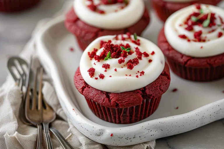 Crumbl Red Velvet Cupcake Cookies