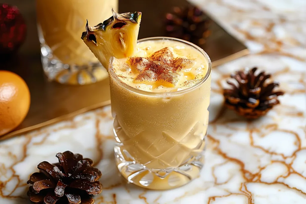Eggnog Piña Colada Cocktail