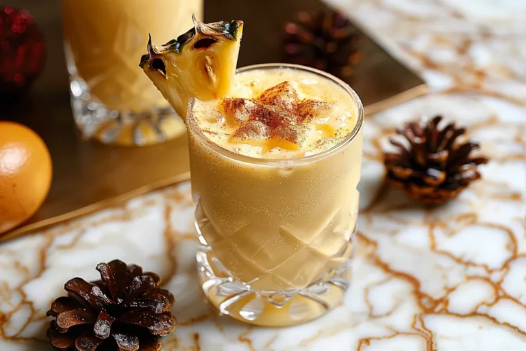 Eggnog Piña Colada Cocktail