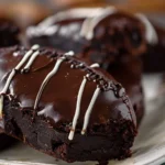 fudgy football brownies