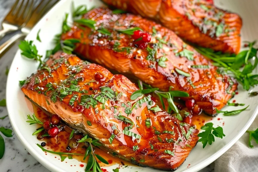 Glazed Holiday Salmon