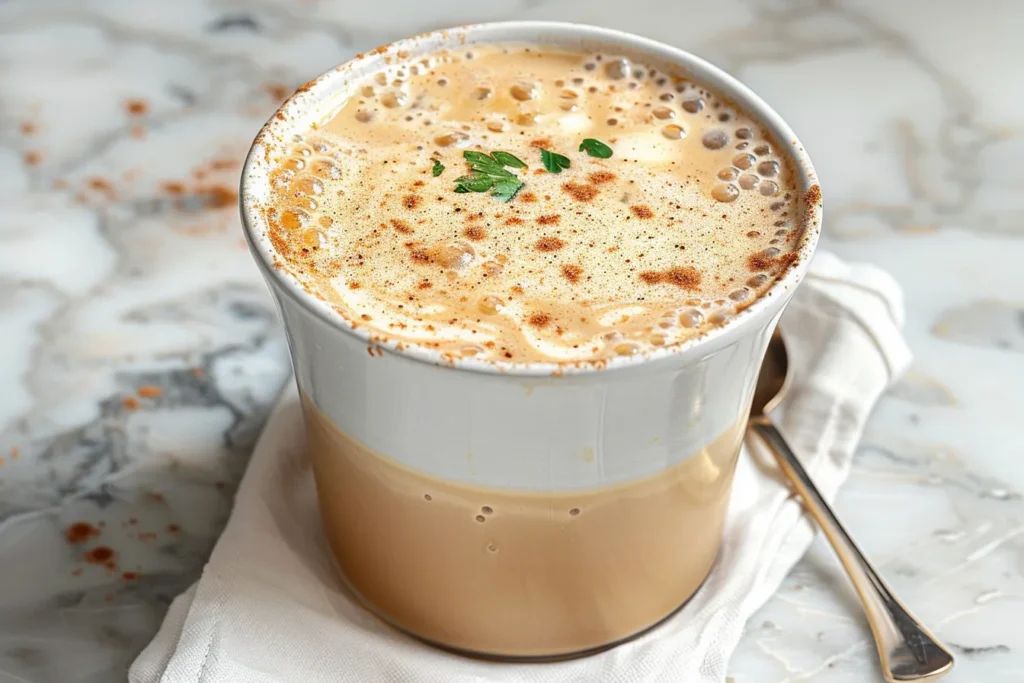 Keto Cinnamon Brown Sugar Iced Coffee