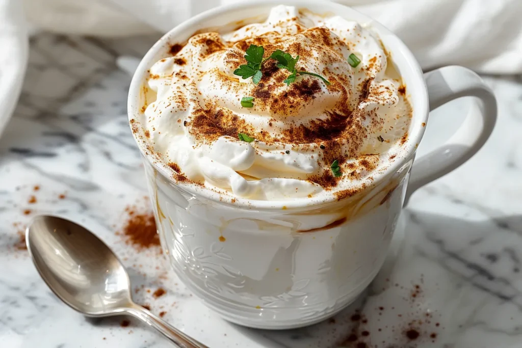 Keto Whipped Cream Iced Coffee