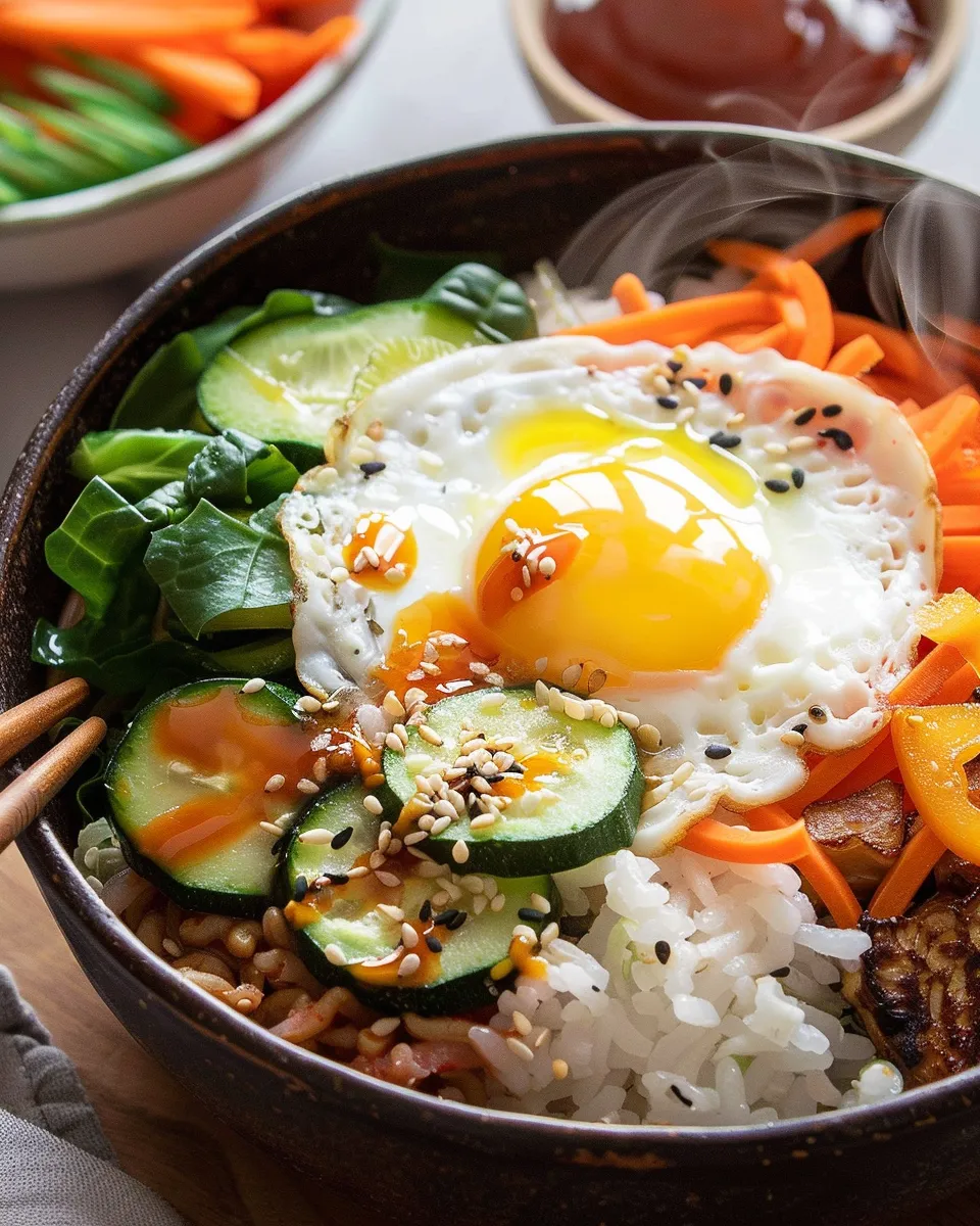 Korean Veggie Bibimbap Bowls 4 174 korean veggie bibimbap bowls 2 6927a42baf85c 1