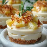 Mini Pineapple Condensed Coconut Milk Cheesecakes