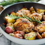 One-Pan Chicken and Potatoes with Rosemary