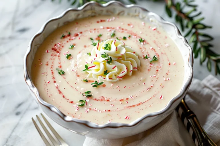 Peppermint Eggnog Punch