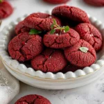 Red Velvet Blossoms Cookies
