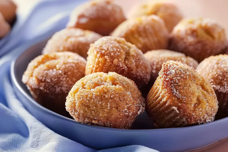 Snickerdoodle Doughnut Hole Muffins