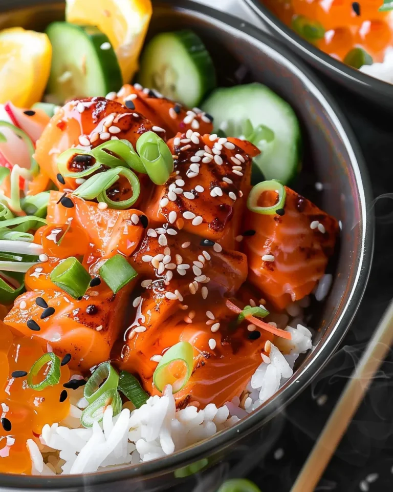 SPICY SRIRACHA SALMON BOWLS