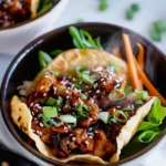 TERIYAKI CHICKEN WONTON TACO BOWLS