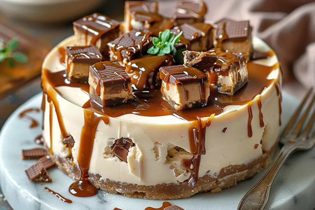 Twix Caramel Cheesecake