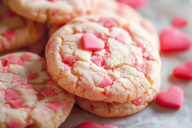 VALENTINE’S DAY CAKE MIX COOKIES