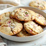 White Chocolate Peppermint Cookies