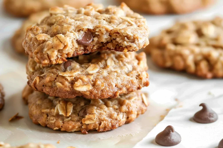 Chewy Banana Oatmeal Cookies