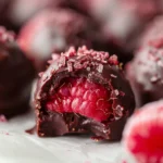 Chocolate-Covered Raspberry Bites