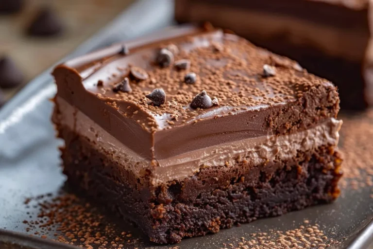 Chocolate Mousse Brownies