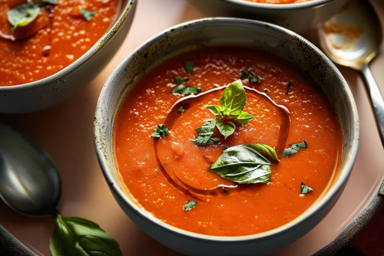 Creamy Roasted Pepper-Tomato Soup