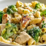 Creamy Rotisserie Chicken Broccoli Pasta