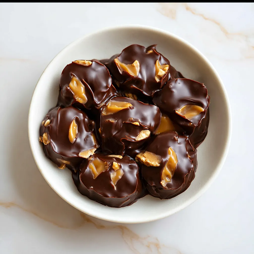 Crockpot Chocolate Caramel Candy