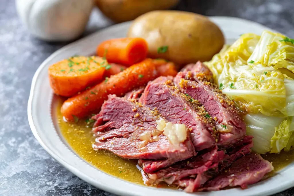 CROCKPOT CORNED BEEF AND CABBAGE RECIPE
