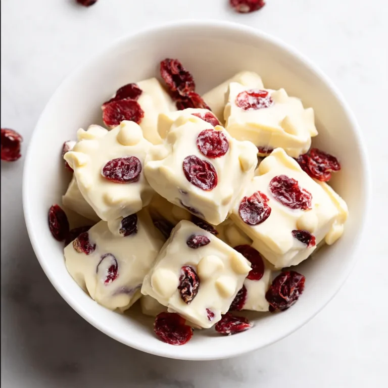 Crockpot White Chocolate Cranberry Candy