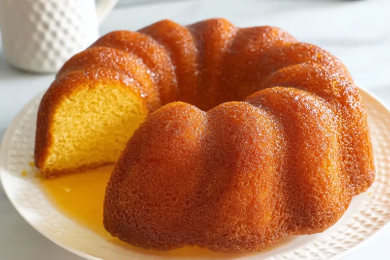 Easy Rum Cake with Cake Mix