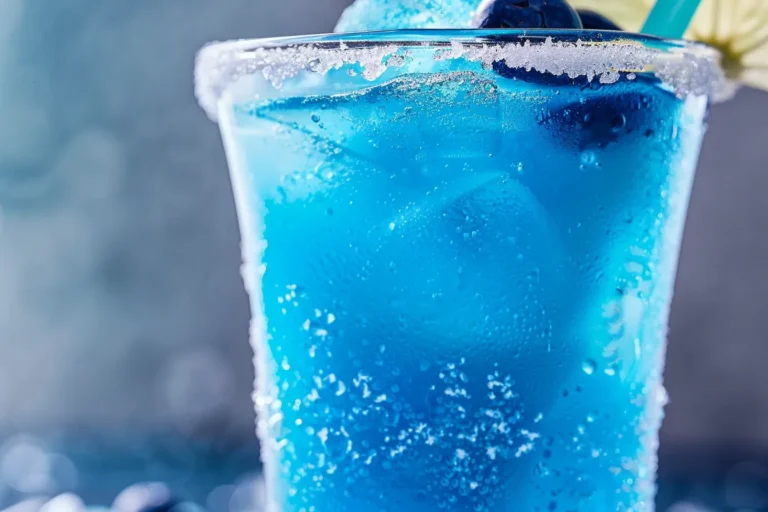 Frozen Blue Moscato Margaritas
