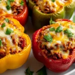 High Protein Unstuffed Peppers
