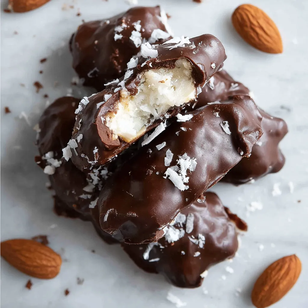 Homemade Almond Joys