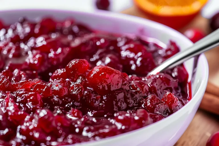 Homemade Cranberry Sauce (Gluten-Free)