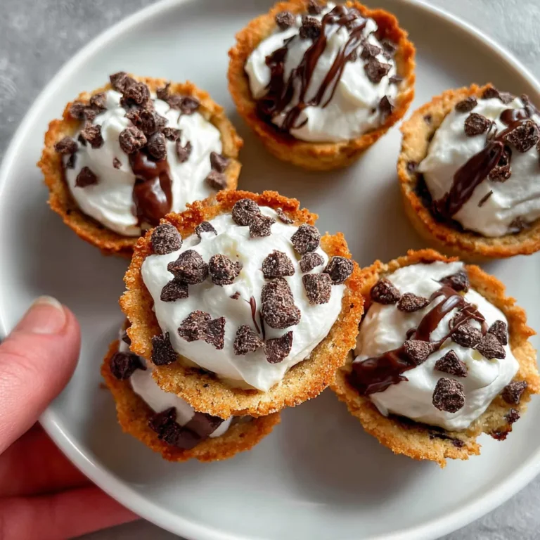 Keto Cannoli Cookie Cups