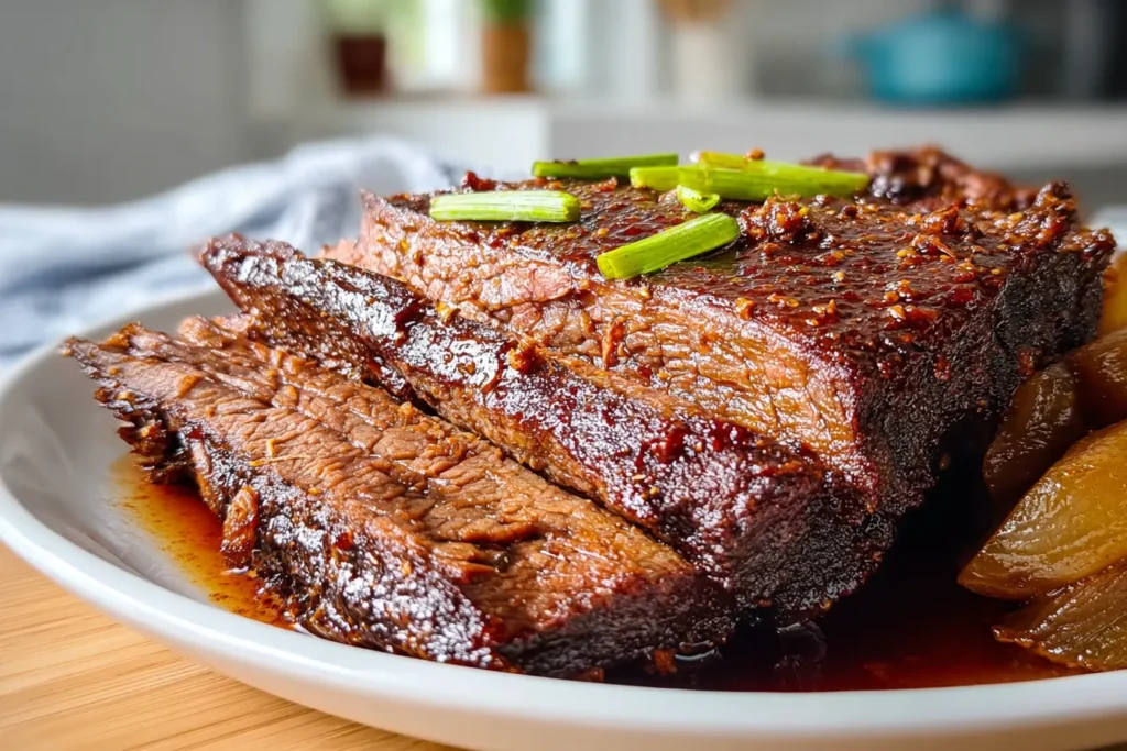 low cooked beef brisket