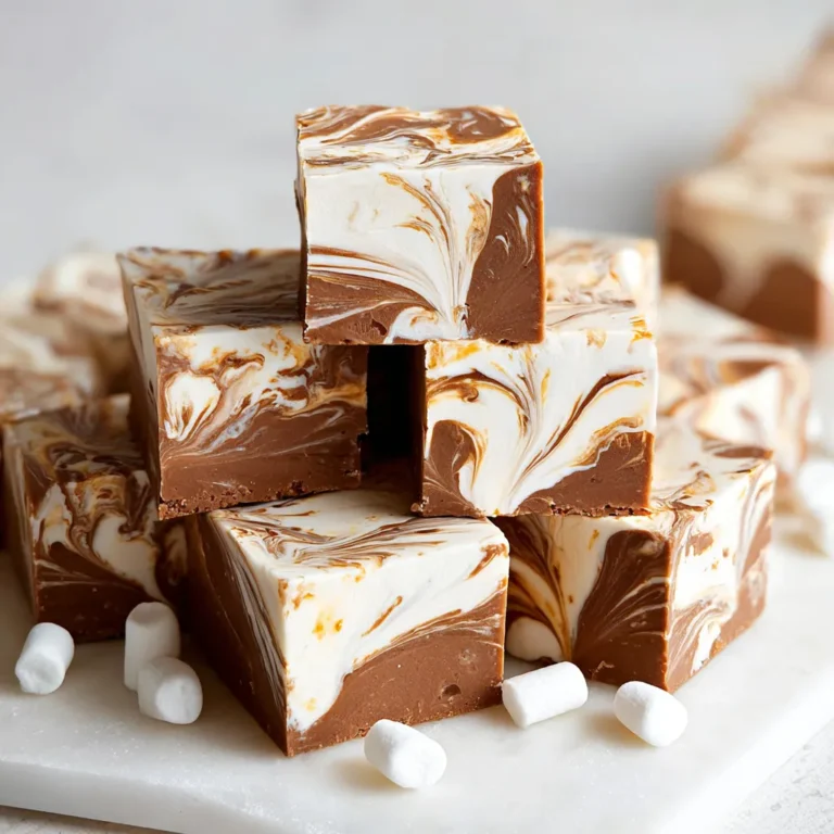 Marshmallow Swirl Fudge
