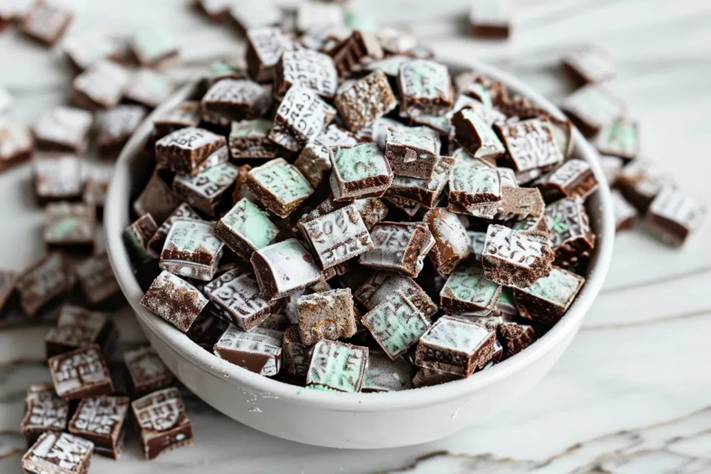 Mint Chocolate Puppy Chow