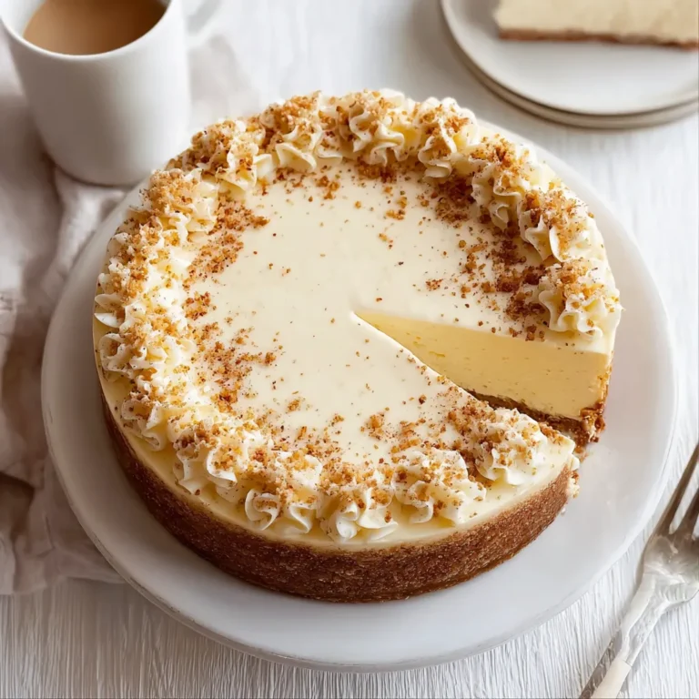 Nutmeg Eggnog Cheesecake