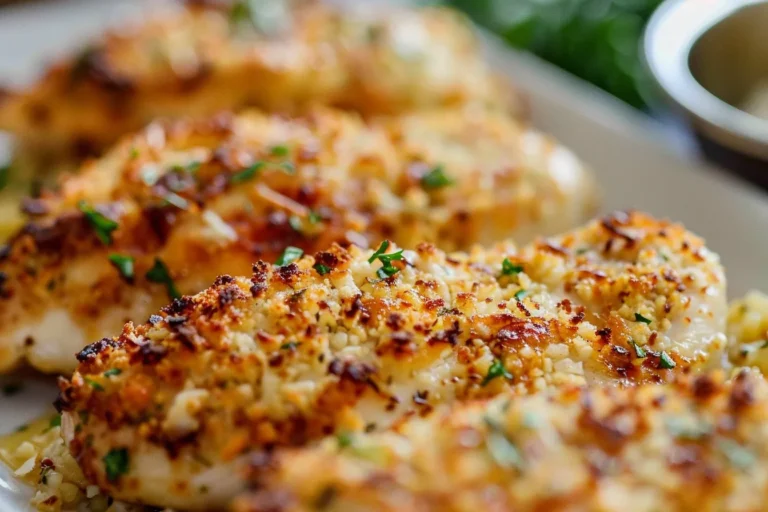 Parmesan Crusted Chicken - Oven Baked