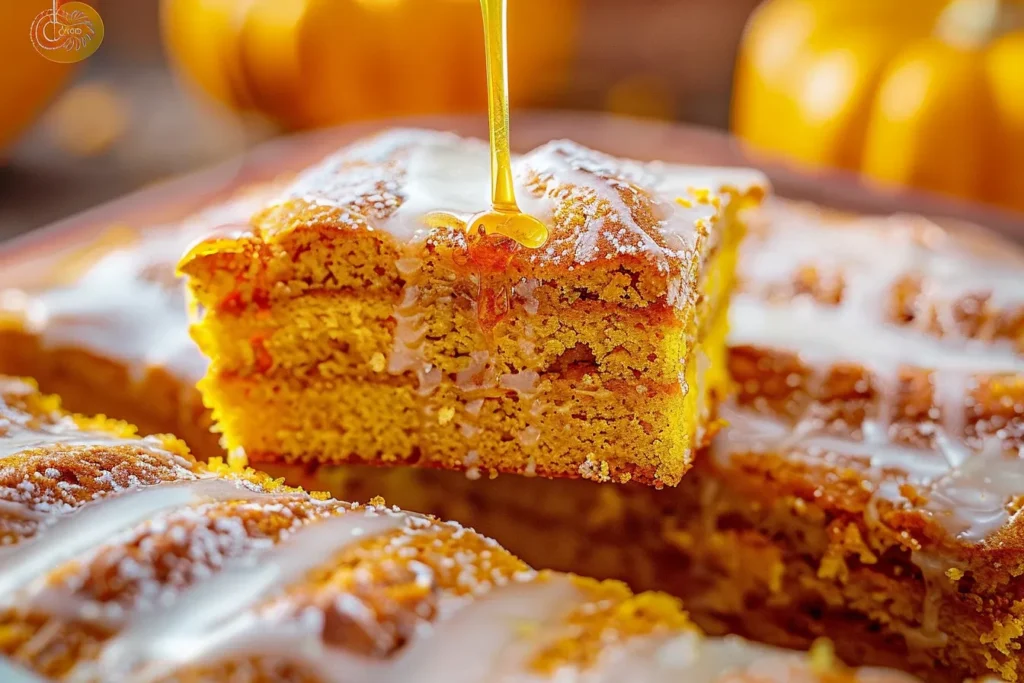 PUMPKIN HONEY BUN CAKE
