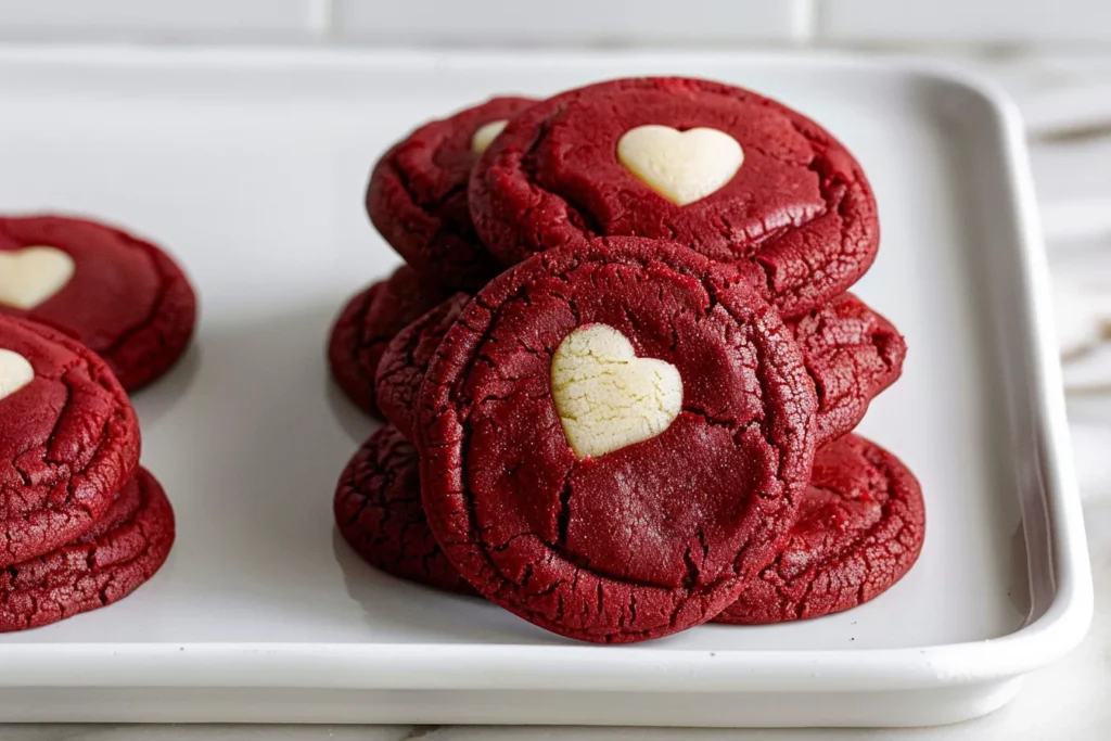 Red Velvet Sugar Cookies