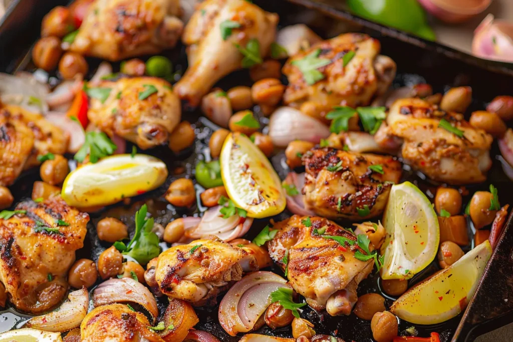 SHEET PAN CHICKEN SHAWARMA