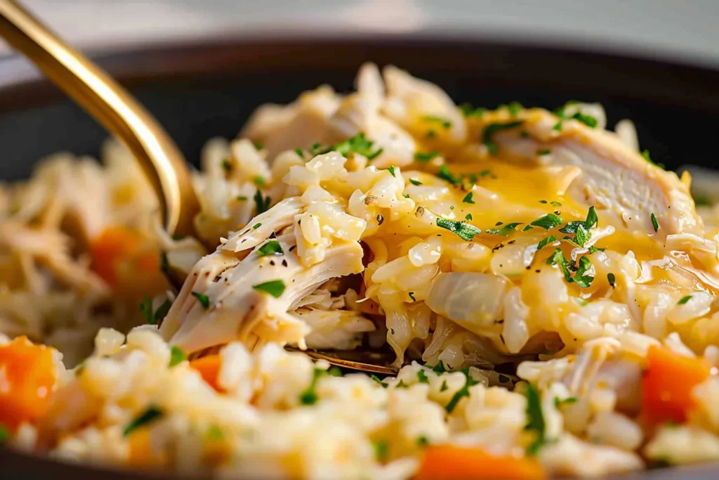 Slow Cooker Chicken and Rice
