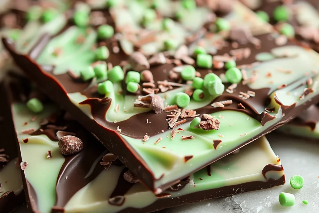 St. Patrick’s Day Mint Chocolate Bark