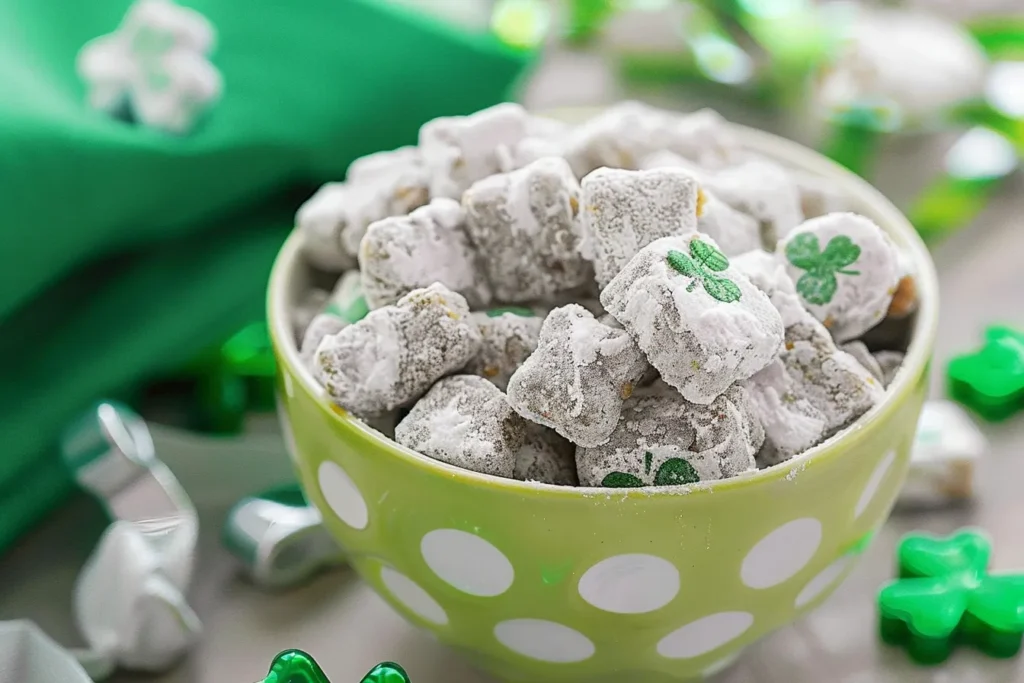 St. Patrick’s Day Puppy Chow